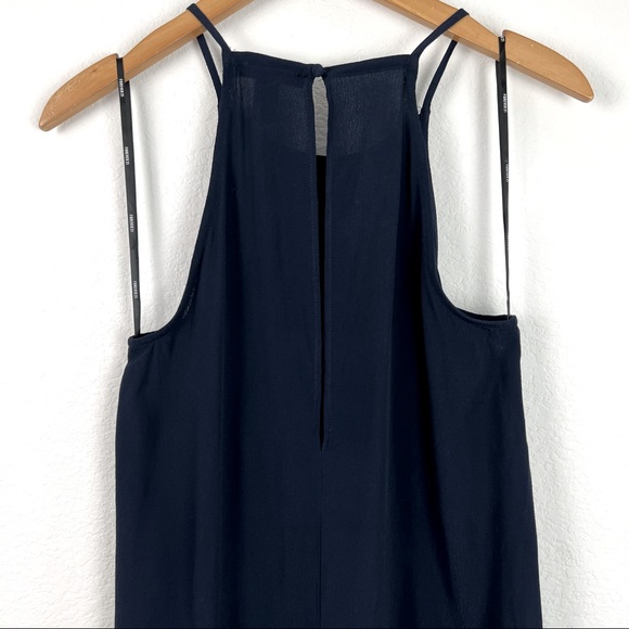 Forever 21 Navy Blue Halter Dress Size Medium New with Tags. - Picture 4 of 5